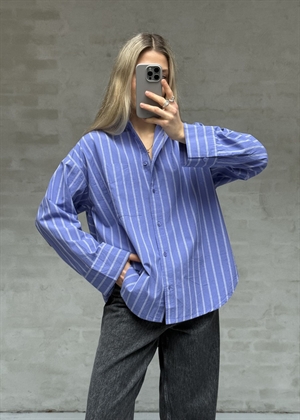 Fie skjorte Lavender Stripe Boii Studios 